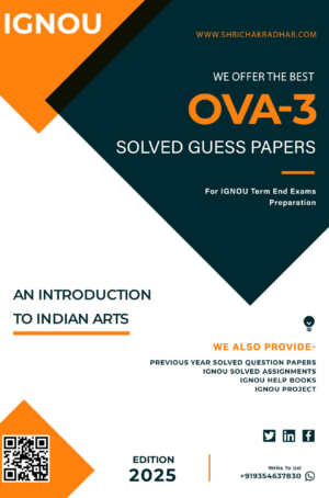 IGNOU OVA 3 Guess Paper Solved PDF (CVAP)