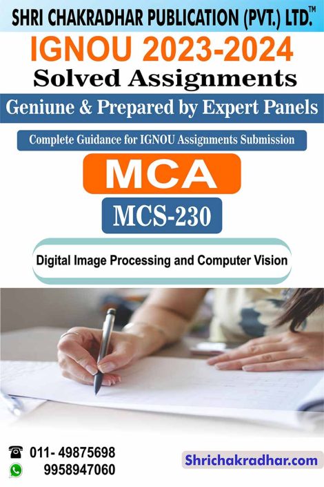 IGNOU MCS 230 Solved Assignment 2023-24