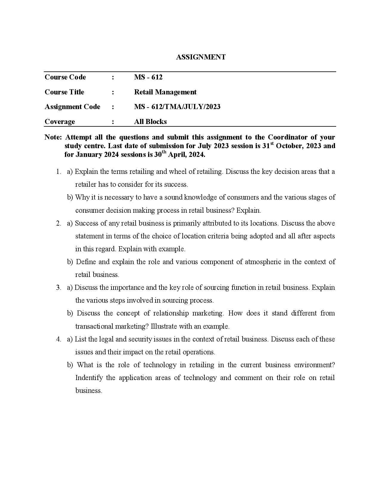 IGNOU MS 612 Solved Assignment 2023-24 - Image 2