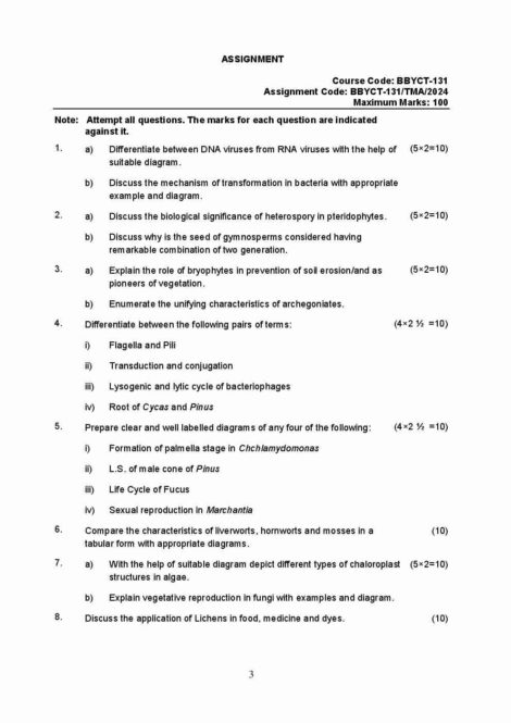 IGNOU BBYCT 131 Solved Assignment 2024 - Image 2