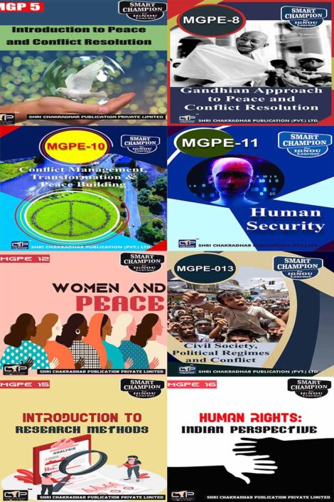 IGNOU MAGPSOL 2nd Year Study Material & Book Combo (MGP 5 MGPE 8 MGPE 10 MGPE 11 MGPE 12 MGPE 13 MGPE 15 MGPE 16)