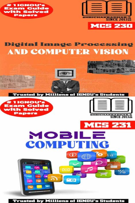 IGNOU MCAOL 4th Semester Study Material & Book Combo (MCS 230 MCS 231)