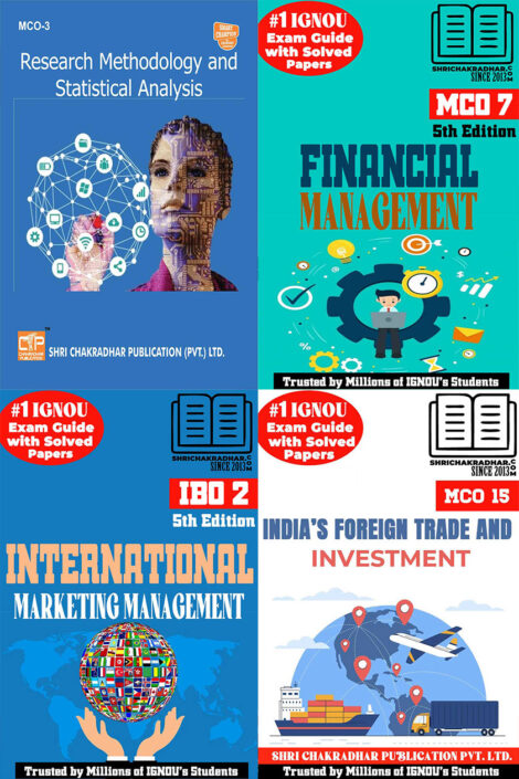 IGNOU MCOMOL 3rd Semester Study Material & Book Combo (MCO 3 MCO 7 IBO 2 MCO 15)