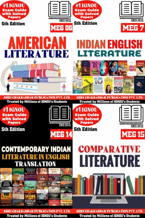 IGNOU MEGOL 2nd Year Study Material & Book Combo (MEG 6 MEG 7 MEG 14 MEG 15)