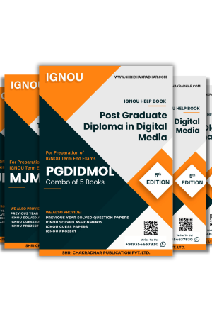 IGNOU PGDIDMOL Study Material & Book Combo (MNM 11 MNM 12 MNM 13 MNM 14 MNM 15)