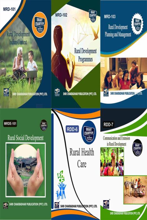 IGNOU PGDRDOL Study Material & Book Combo (MRD 101 MRD 102 MRD 103 MRDE 101 RDD 6 RDD 7)