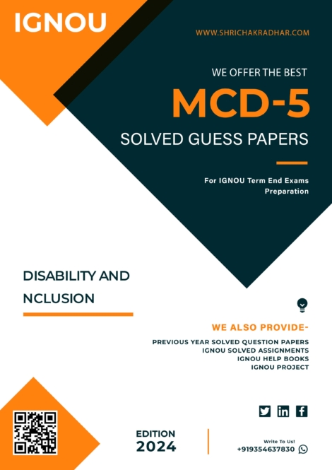 IGNOU MDC 5 Guess Paper Solved PDF (MA Journalism)