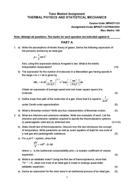 IGNOU BPHCT 135 Solved Assignment 2024 - Image 2