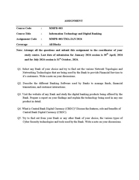 IGNOU MMPB 3 Solved Assignment 2024 - Image 2