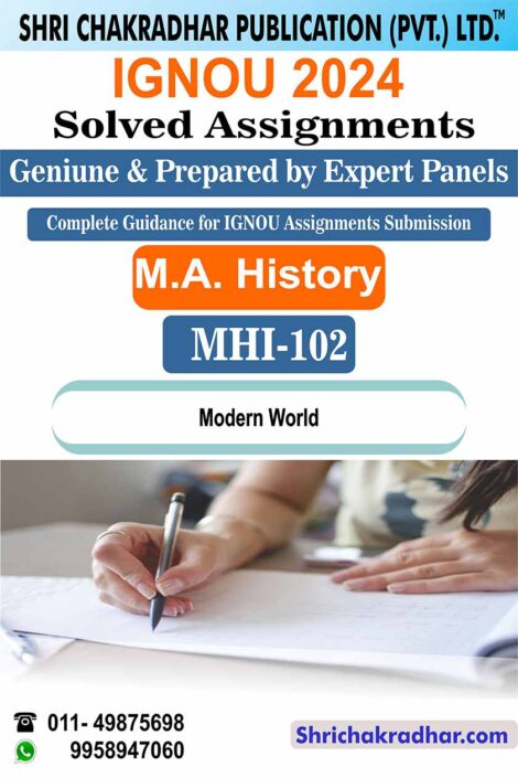 IGNOU MHI 102 Solved Assignment 2024