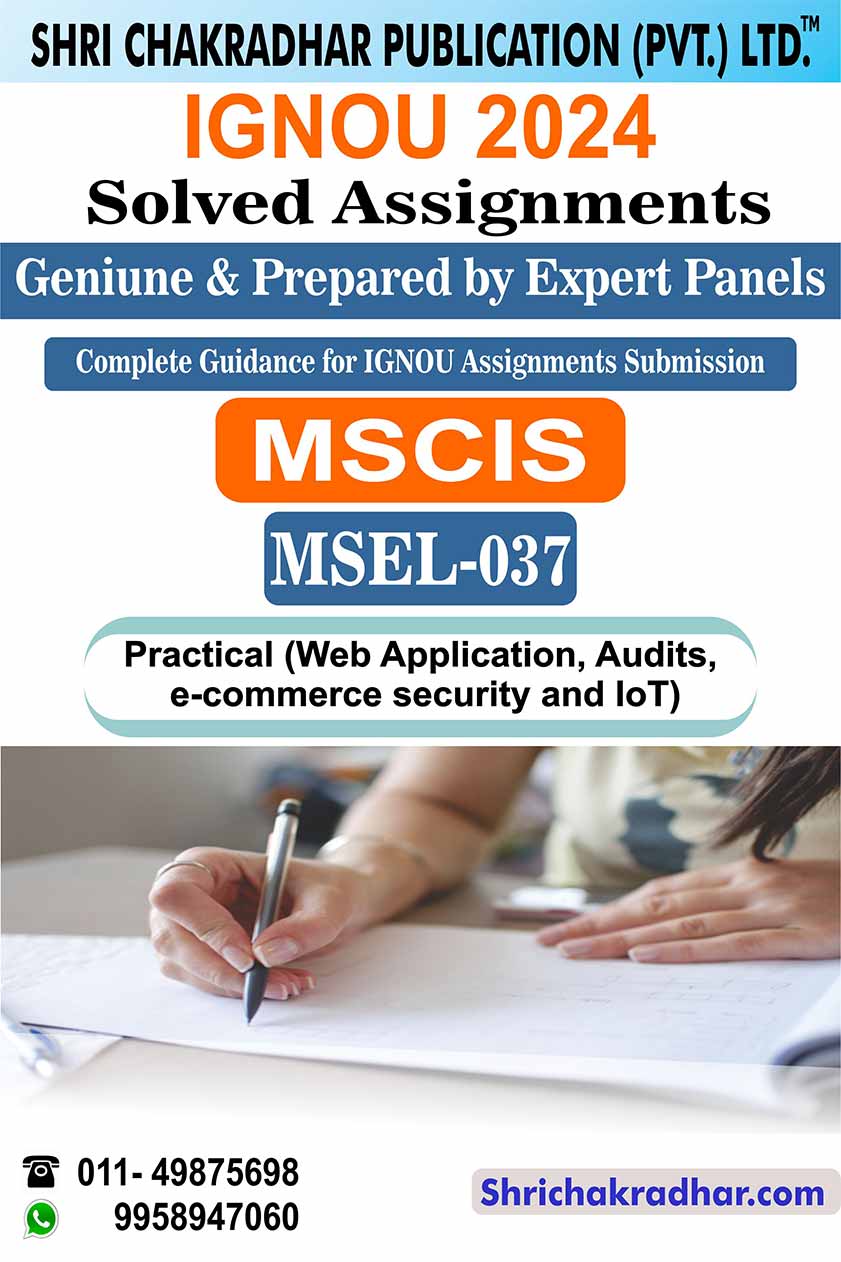 IGNOU MSEL 37 Solved Assignment 2024