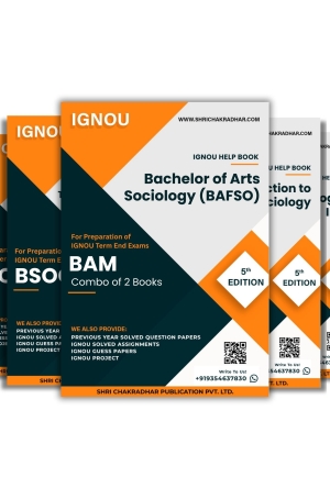IGNOU BAM (Sociology) Study Materials & Books Combo (BSOC 131 BSOC 132)