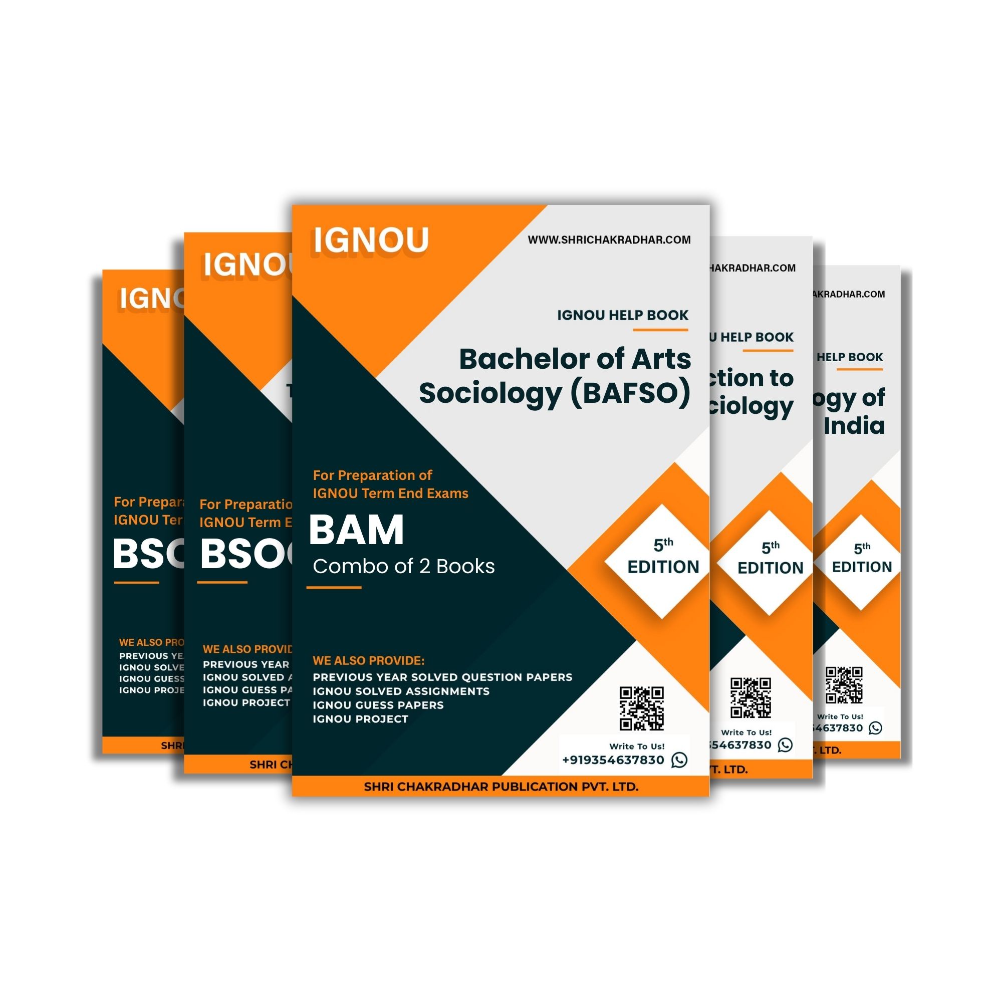 IGNOU BAM (Sociology) Study Materials & Books Combo (BSOC 131 BSOC 132)