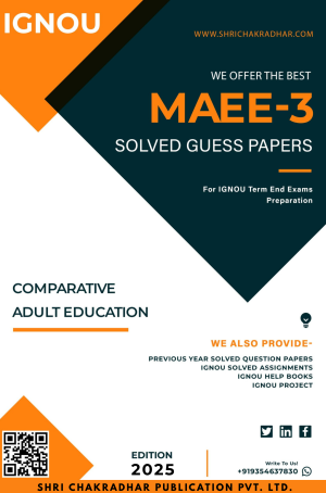IGNOU MAEE 3 Guess Paper Solved PDF (MAAE)