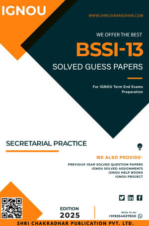 IGNOU BSSI 13 Guess Paper Solved PDF (DMOP)