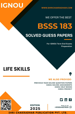 IGNOU BSSS 183 Guess Paper Solved PDF (BAG Economics)