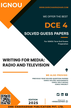 IGNOU DCE 4 Guess Paper Solved PDF (Diploma in Creative Writing in English)
