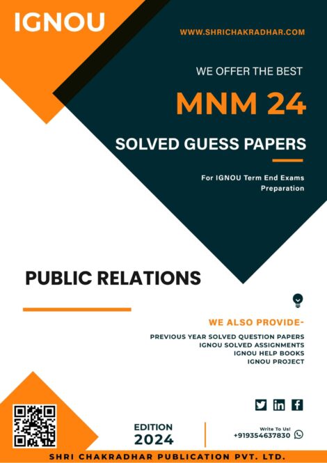 IGNOU MNM 24 Guess Paper Solved PDF (PGDAIC)