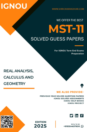 IGNOU MST 11 Guess Paper Solved PDF (MSCAST)