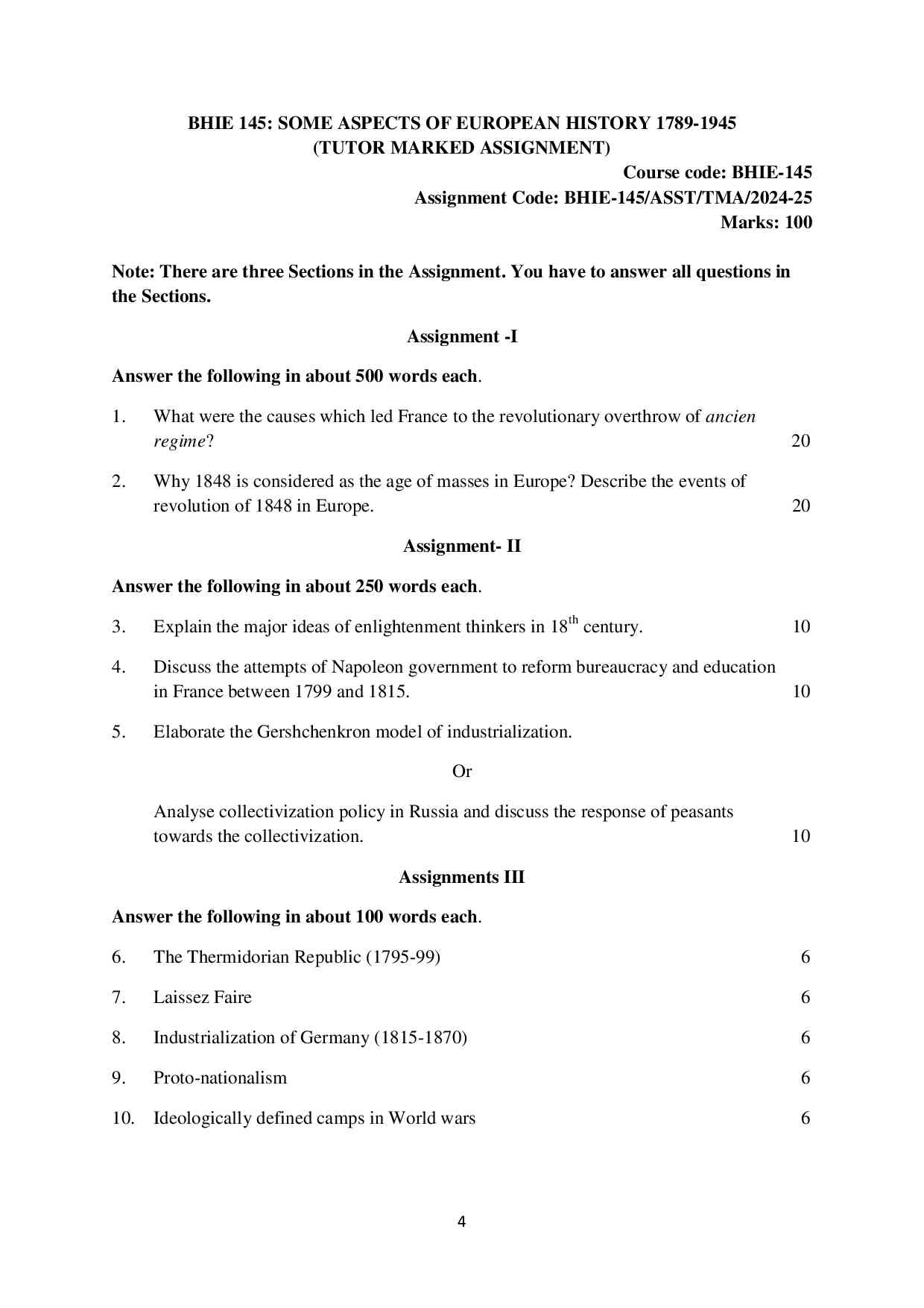 IGNOU BHIE 145 Solved Assignment 2024-25 - Image 2