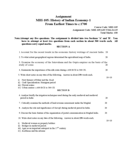 IGNOU MHI 105 Solved Assignment 2024-25 - Image 2