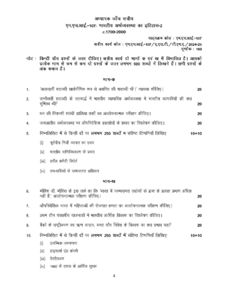 IGNOU MHI 107 Solved Assignment 2024-25 in Hindi - Image 2