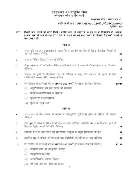 IGNOU MHI 2 Solved Assignment 2024-25 in Hindi - Image 2