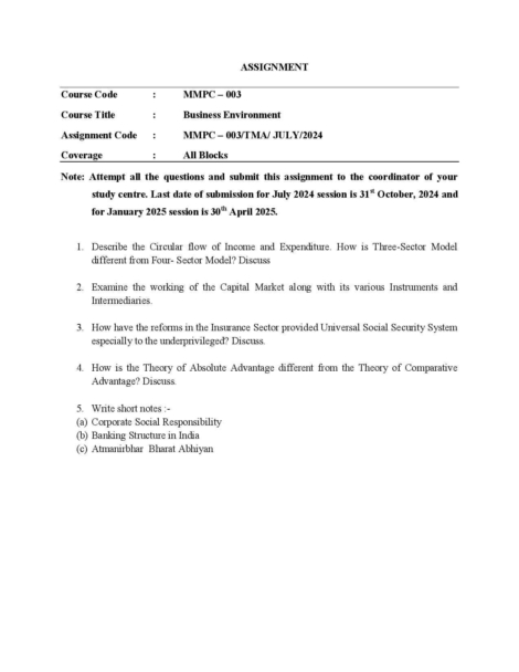 IGNOU MMPC 3 Solved Assignment 2024-25 - Image 2