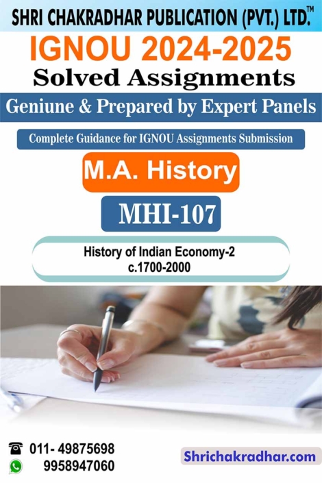 IGNOU MHI 107 Solved Assignment 2024-25