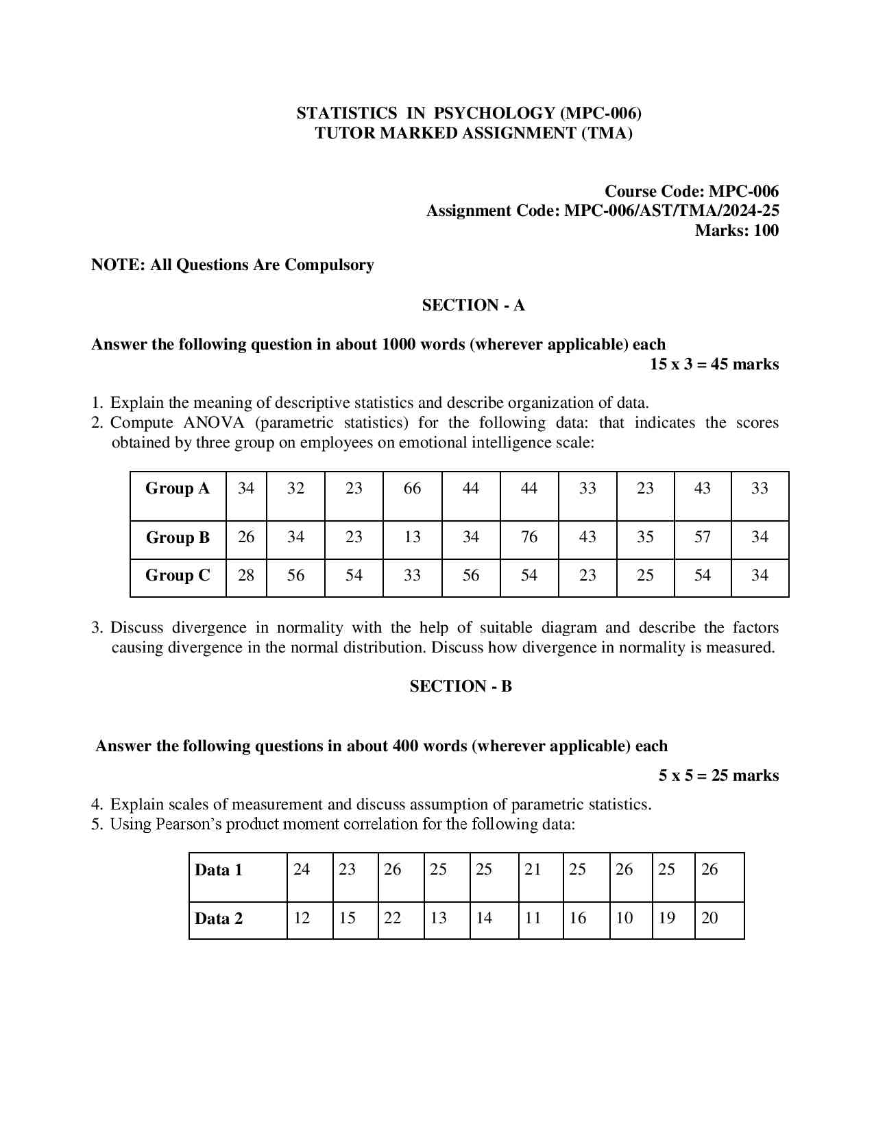 IGNOU MPC 6 Solved Assignment 2024-25 - Image 2