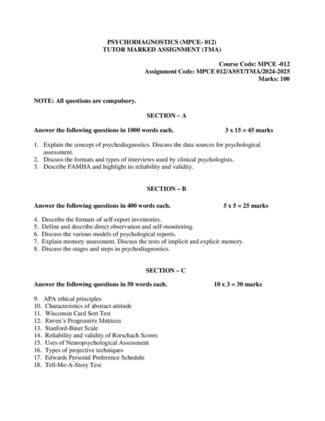 IGNOU MPCE 12 Solved Assignment 2024-25 - Image 2