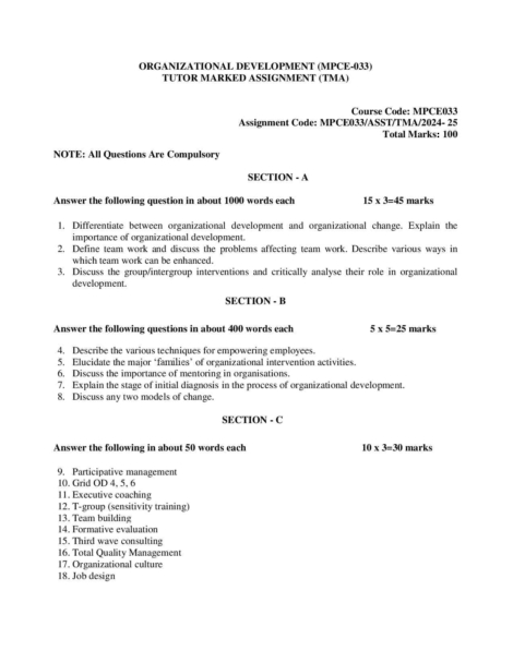 IGNOU MPCE 33 Solved Assignment 2024-25 - Image 2