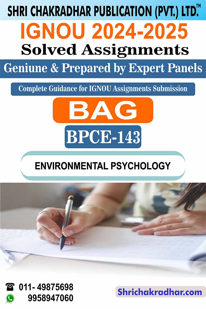 IGNOU BPCE 143 Solved Assignment 2024-25