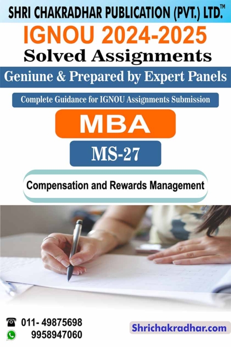 IGNOU MS 27 Solved Assignment 2024-25