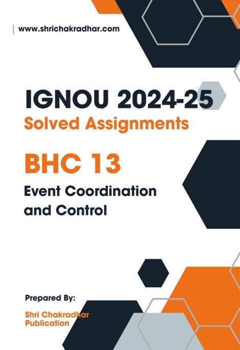 IGNOU BHC 13 Solved Assignment 2024-25