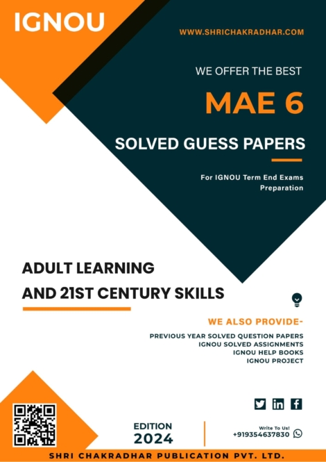 IGNOU MAE 6 Guess Paper Solved PDF (MAAE)