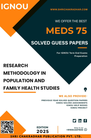 IGNOU MEDS 75 Guess Paper Solved PDF (MAEDS)