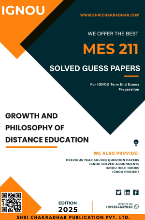 IGNOU MES 211 Guess Paper Solved PDF (MAEDU)