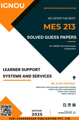 IGNOU MES 213 Guess Paper Solved PDF (MAEDU)