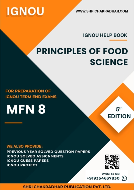 IGNOU MFN 8 Study Material & Book (MSCDFSM/PGDDPN) 5th Edition