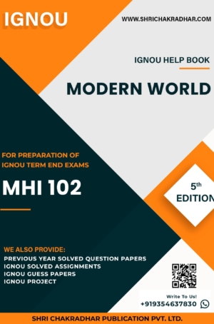 IGNOU MHI 102 Study Material & Book (MAHI 2nd Semester)