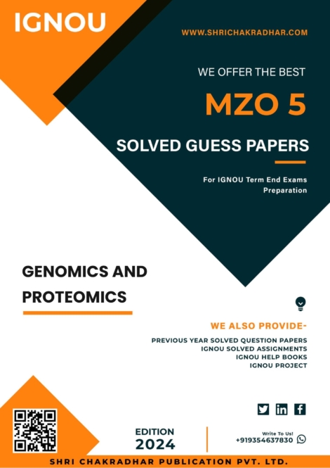 IGNOU MZO 5 Guess Paper Solved PDF (MSCZOO)