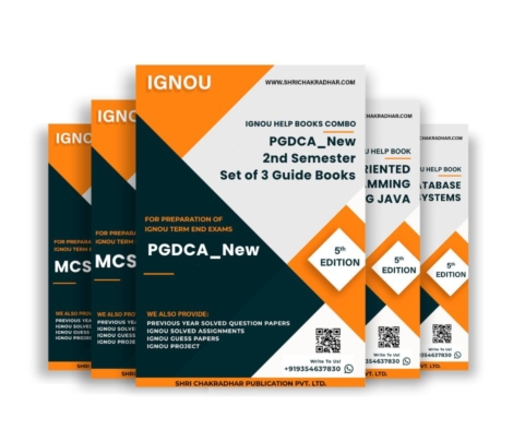 PGDCA_New 2nd Semester IGNOU Study Material Combo (Set of 3 IGNOU Guide Books including MCS 206, MCS 207 & MCS 208) (PG Diploma in Computer Applications) with Latest Solved PYQs & Chapter-Wise Questions