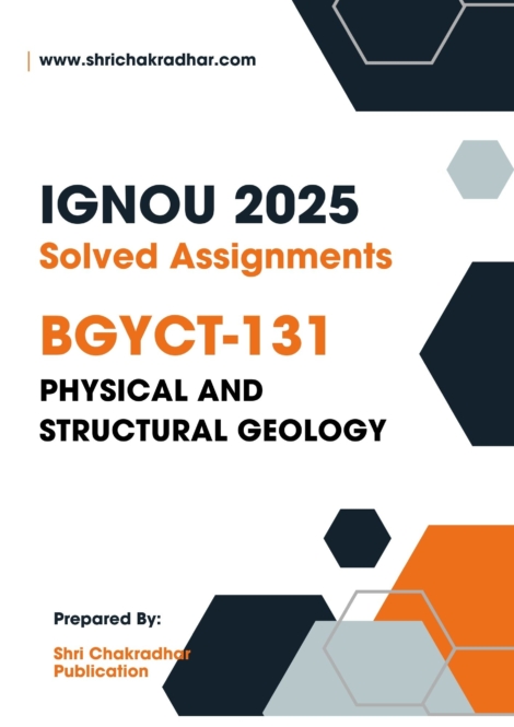 IGNOU BGYCT 131 Solved Assignment 2025