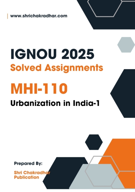 IGNOU MHI 110 Solved Assignment 2025