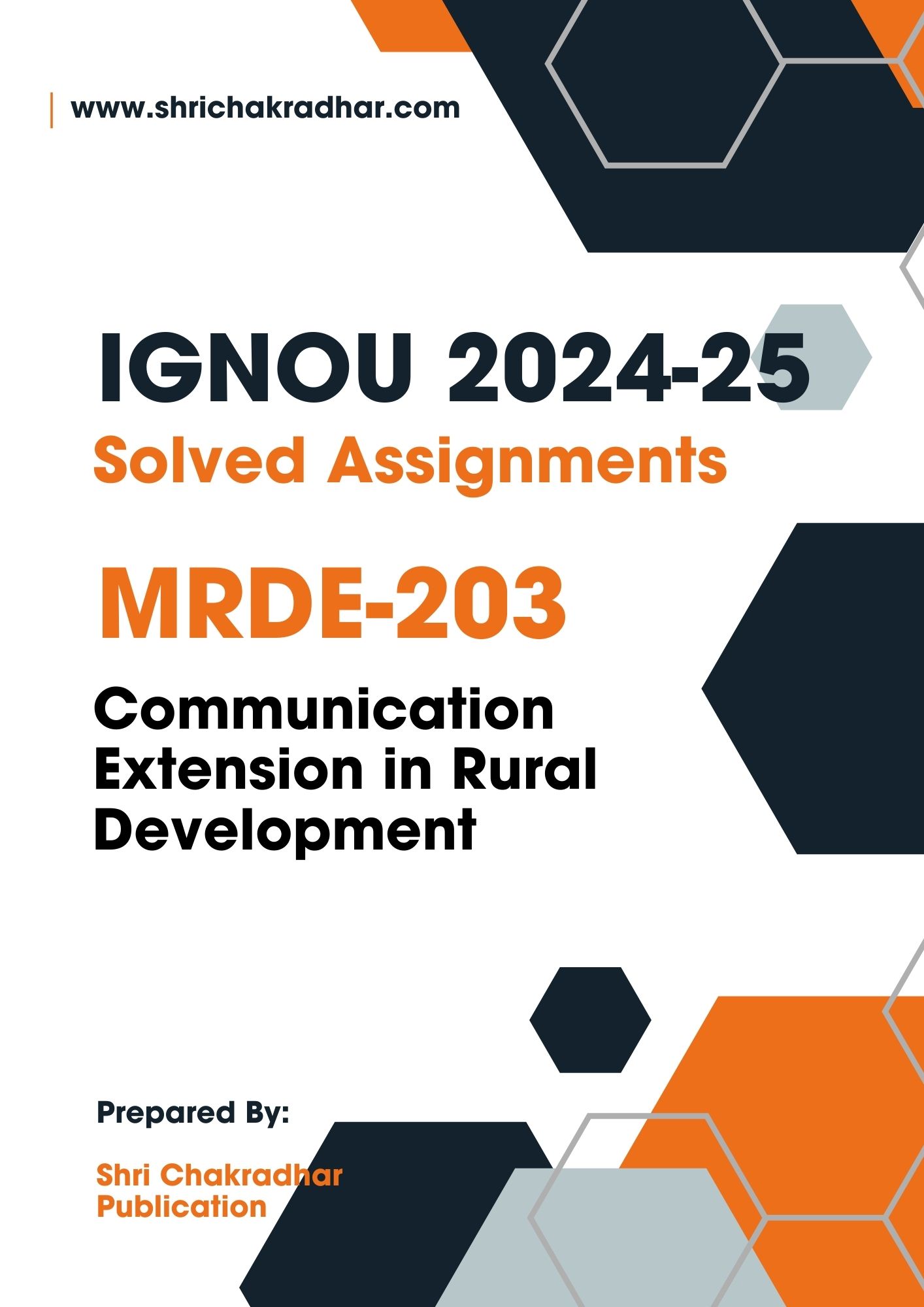 IGNOU MRDE 203 Solved Assignment 2024-25