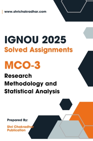 IGNOU MCO 3 Solved Assignment 2025