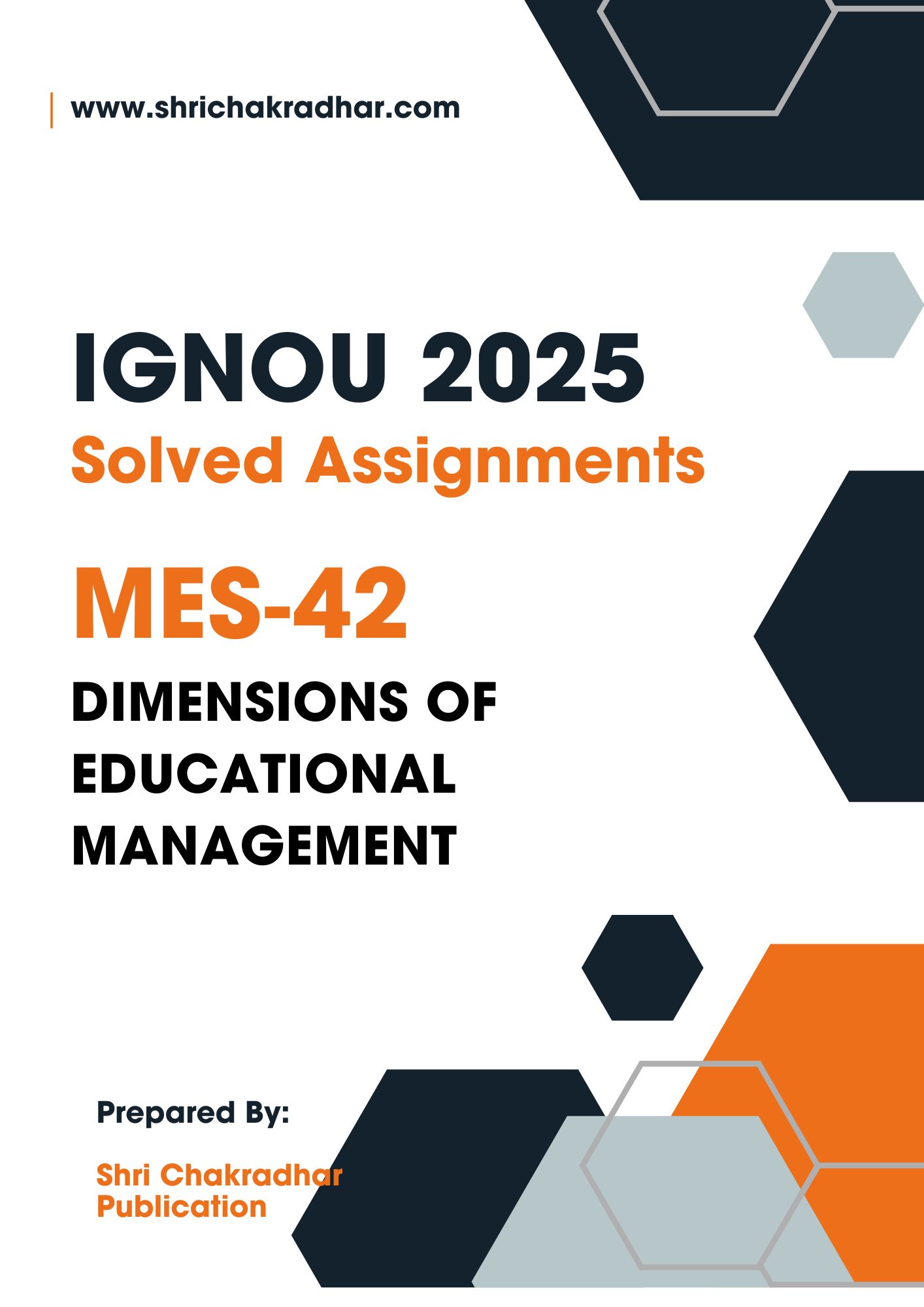 IGNOU MES 42 Solved Assignment 2025
