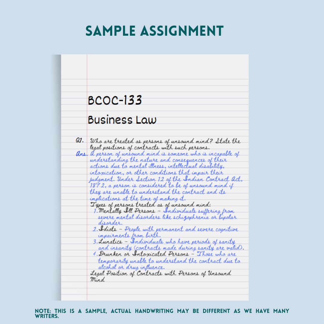 IGNOU BCOMF Handwritten Assignment - Image 5