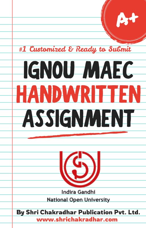 IGNOU MAEC Handwritten Assignment